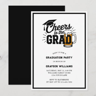 Bravo à la Graduation Party Invitation