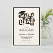 Bravo à la Graduation Party Invitation (Debout devant)