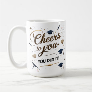 Bravo à vous Mug de Graduation - Elégant Casquette
