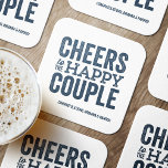 Bravo au couple heureux de la répétition mariage b<br><div class="desc">Avant le jour de votre mariage, amusez-vous avec une célébration "Brews Before I Do". Que ce soit pour un dîner de répétition, une soirée de baccalauréat ou une fête de fiançailles, ce dessous de verre audacieux et amusant est parfait pour une brasserie ou une fête autour de la bière. Ce...</div>
