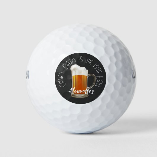 Bravo Beers et les balles de golf 19th Hole (Devant)