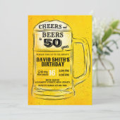 Bravo & Bières Invitation d'anniversaire. N'import (Debout devant)