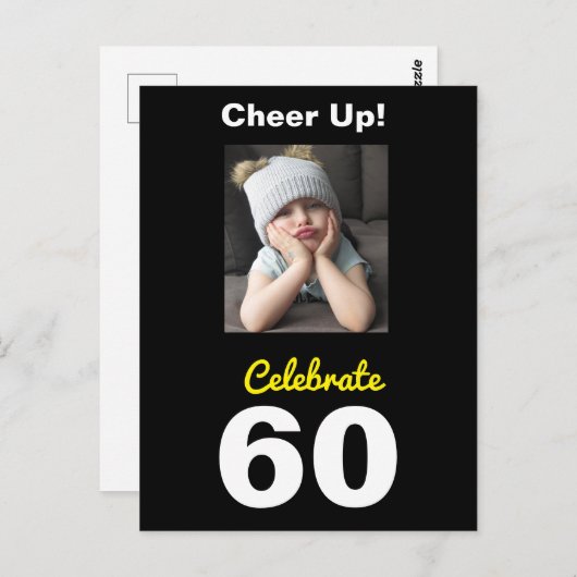 Bravo ! Célébrer 60 Anniversaire Funny Carte posta (Devant / Derrière)