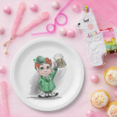 Bravo irlandais ! Assiette en Papier. (Fête)