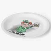 Bravo irlandais ! Assiette en Papier. (Angle)