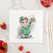 Bravo irlandais ! Serviette en Papier (En situation)