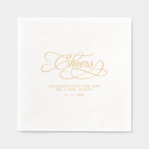 Bravo M. et Mme Mariage Calligraphy Gold