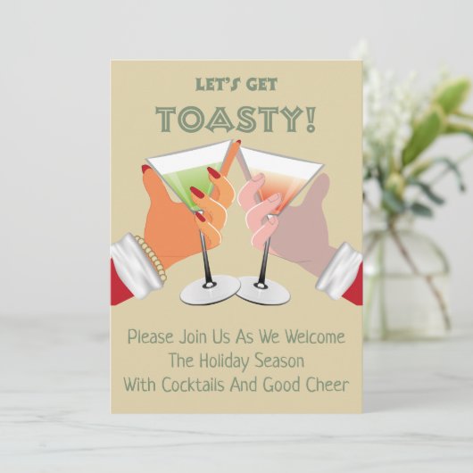 Bravo Noël Fête Invitation (Debout devant)