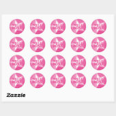 Bravo star loue autocollant rose (Feuille)