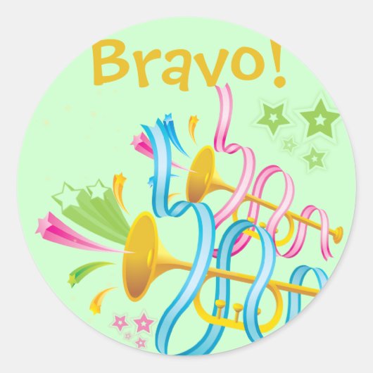Bravo ! Sticker de fête (Devant)