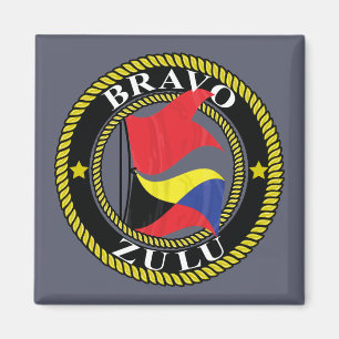 Bravo Zulu magnet Magneet
