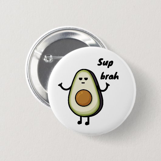 Bravocado Ronde Button 5,7 Cm (Voorkant /achterkant)