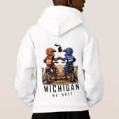 Braxton #18 Michigan MX Boyz Sweat - shirt à capuc (Dos)