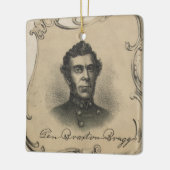 Braxton Bragg Keramisch Ornament (Links)