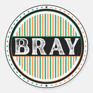 Bray City Pride Emblem – Ierse identiteit Ronde Sticker