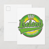 Bray Comté Wicklow Irlande. Carte postale (Devant / Derrière)