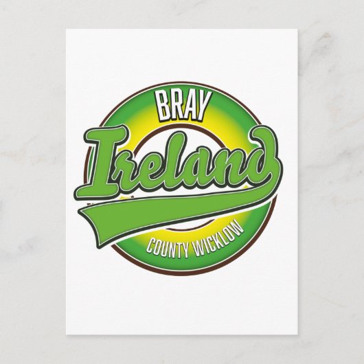 Bray Comté Wicklow Irlande. Carte postale (Devant)
