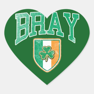BRAY, Ierland Hart Sticker