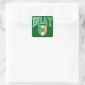 BRAY, Ierland Vierkante Sticker (Tas)