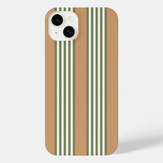 Brayures vert olive et blanc motif avec bronze (Verso)