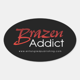 Brazen Addict sticker - ZWART