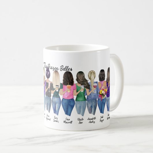 Brazen Belles Auteurs Mug (Devant droit)
