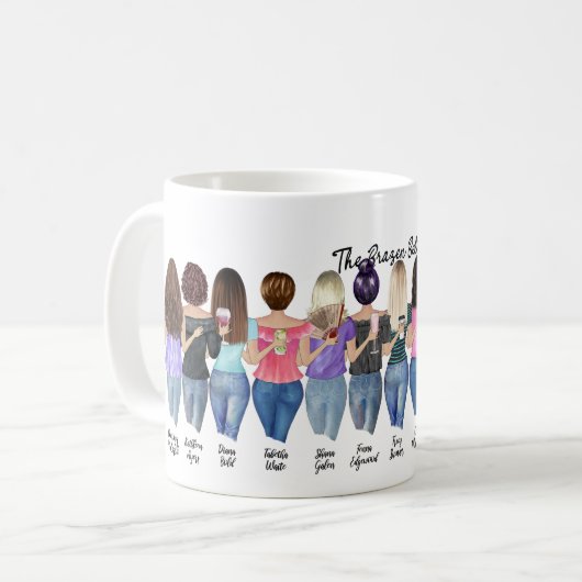 Brazen Belles Auteurs Mug (Devant gauche)