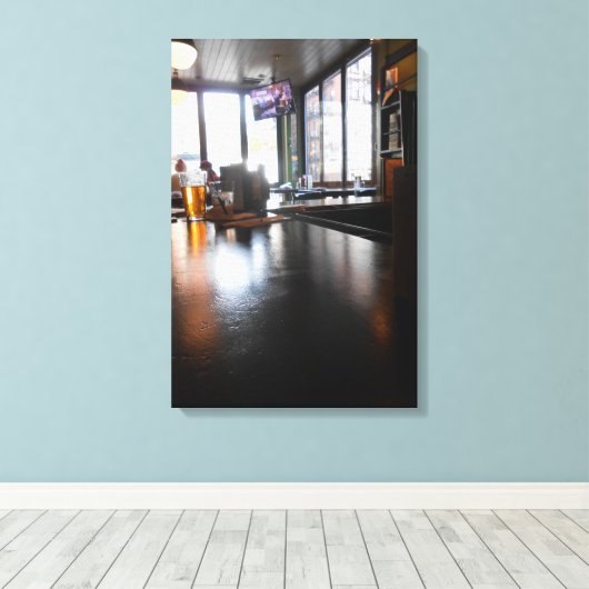 Brazen Fox Canvas Afdruk (Insitu (Houten vloer))