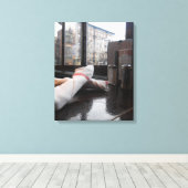 Brazen Fox Canvas Afdruk (Insitu (Houten vloer))