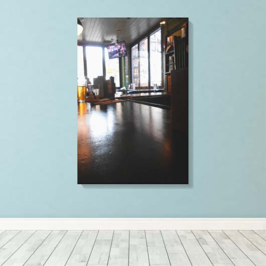 Brazen Fox Canvas Afdruk (Insitu (Houten vloer))