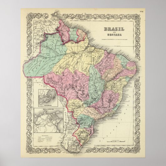 Brazil And Guayana Poster (Voorkant)