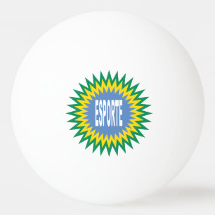 BRAZIL ESPORTE witte tafeltennistafel Pingpongballen