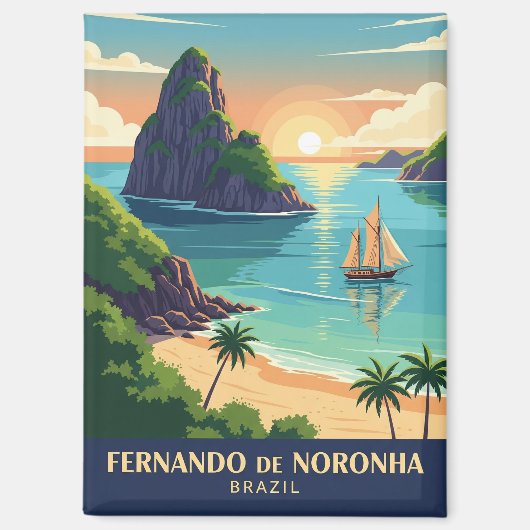 Brazil Fernando de Noronha Magnet Magneet (Voorkant)