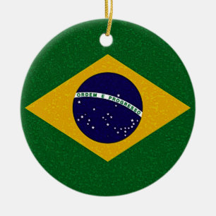 BRAZIL FLAG Ornament