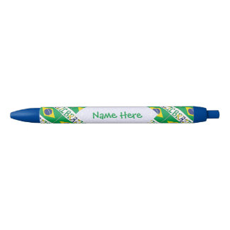 Brazil Flag Personalized Zwarte Inkt Pen