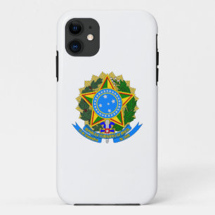 Brazil land wapenschild symbool embleem ster vlag iPhone 11 hoesje
