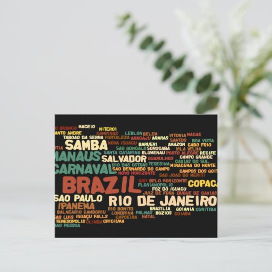 BRAZIL Postcard Briefkaart (Staand voorkant)
