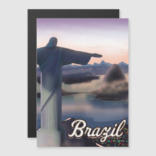 Brazil reisposter kunstprint.