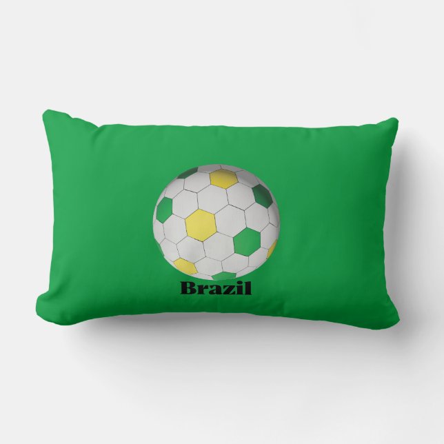 Brazil Soccer Kussen (Voorkant)