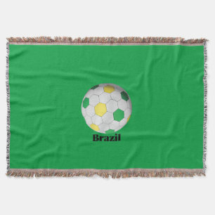 Brazil Voetbal Deken
