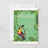 Brazil - Welcome To Paradise Save The Date (Voorkant)