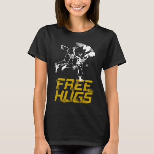 Braziliaan, Cute Free Hugs Jiu Jitsu Bjj Martial, T-shirt