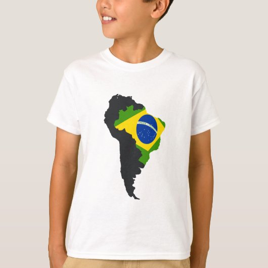 Braziliaans Amerika T-shirt (Voorkant)