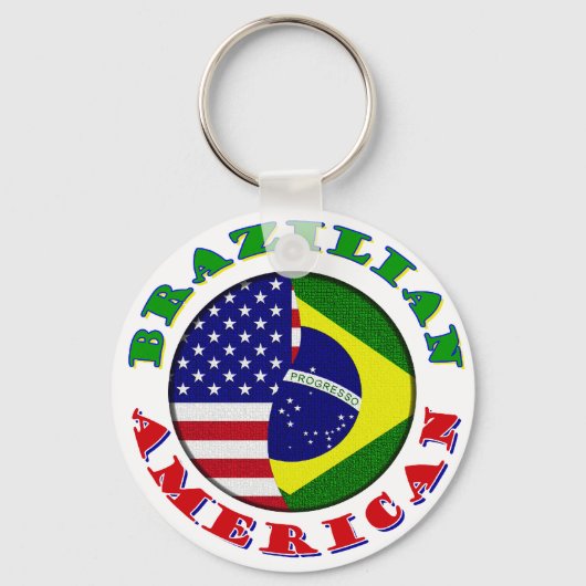 braziliaans - amerikaans sleutelhanger (Voorkant)