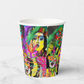 Braziliaans carnaval papieren bekers (Voorkant)