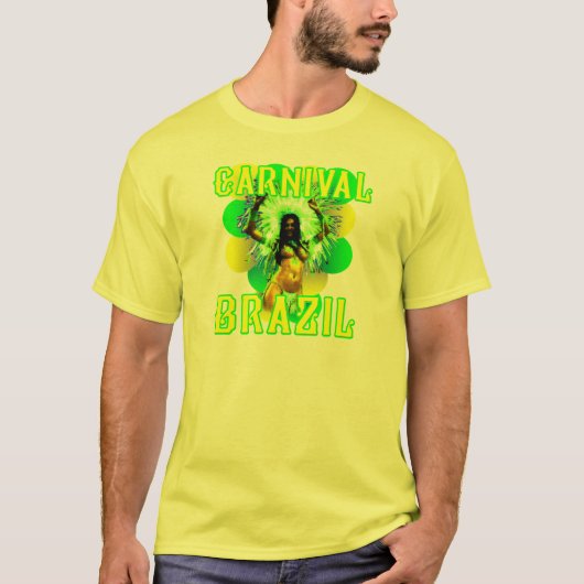 Braziliaans carnaval t-shirt (Voorkant)