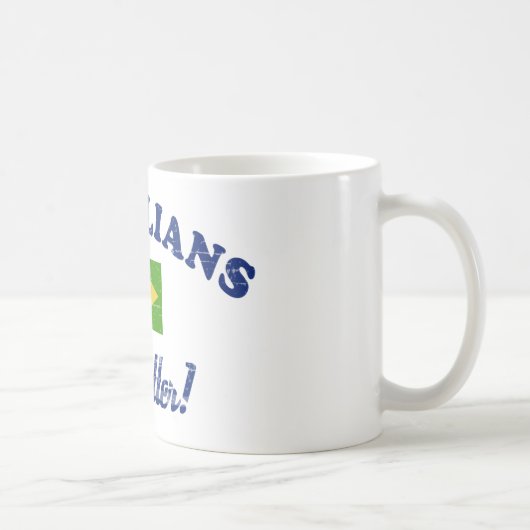 Braziliaans doet het beter koffiemok (Rechts)