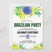 Braziliaans Feest Kaart (Voorkant)