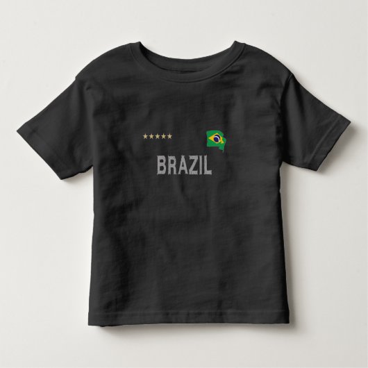 Braziliaans Football Ventilatorhart Shirt (Voorkant)