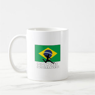 Braziliaans Football Voetbalteam Koffiemok